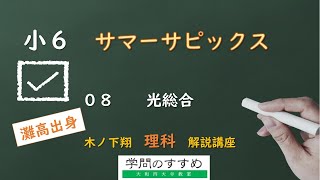 サマーサピックス　理科　N63-08　光総合（凸レンズ）