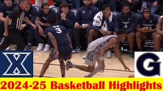 Xavier vs Georgetown Basketball Game Highlights 1 3 2025