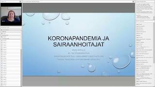 Sairaanhoitajaliiton webinaari 2.4.: Koronapandemia ja sairaanhoitajat