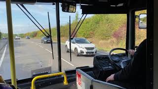 Ex Citybus Leyland Olympian 385 (FS5383) B road recording