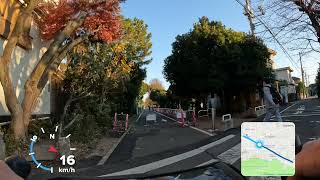 多摩湖自転車歩行者道•狭山公園から帰り6