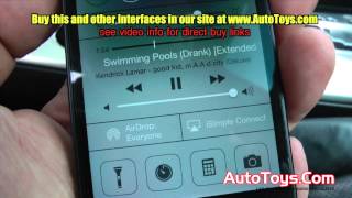 iOS7 IPHONE PREVIEW iSimple Connect via Bluetooth and Ipod (ACURA TL) ISHD651