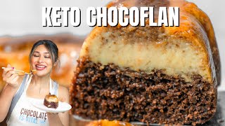 KETO CHOCOFLAN CAKE! EASY LOW CARB KETO DESSERT RECIPE