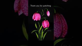 "Create Your Own Beautiful Flower Painting - Acrylic Painting Tutorial" #shorts