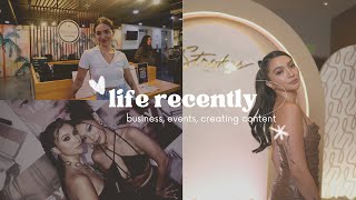 LIFE AS A BUSINESS OWNER & CONTENT CREATOR (busy week!) | Angel Dei