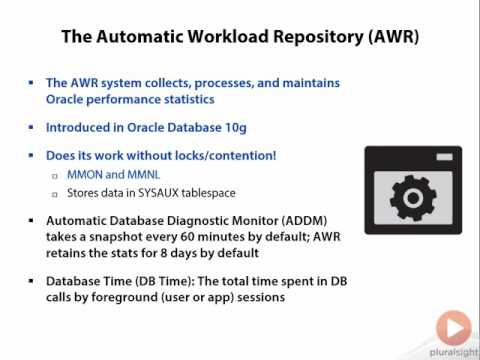 0106 The Automatic Workload Repository AWR