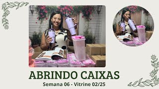 ABRINDO CAIXAS SEMANA 06 | PDA ANTECIPADO E INCENTIVO SEMANAL | Evellin Tupperware