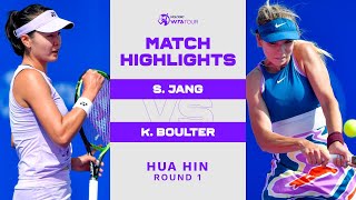 Su Jeong Jang vs. Katie Boulter | 2023 Hua Hin Round 1 | WTA Match Highlights