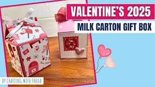 Valentines 2025: milk carton box