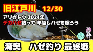 【ハゼ釣り】(12/30)旧江戸川 2024年のデカハゼ釣り納め