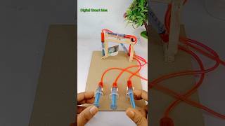 Hydraulic JCB Mechanism with DC Motor | Science Project Model #shorts #dcmotor #dcmotorproject