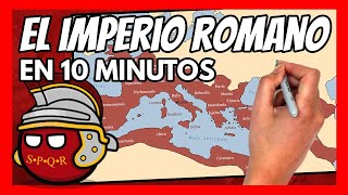 ✅ El IMPERIO ROMANO en 10 minutos | Resumen de la historia de la ANTIGUA ROMA