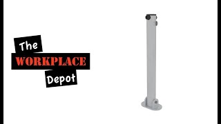 Folding Parking Post from The Workplace Depot: BOLLARD-P2