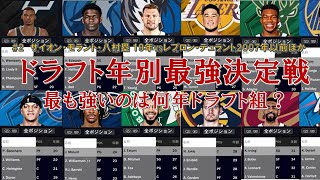 NBAドラフト年別最強決定戦2024 week2 今回はザイオン・モラント・八村塁選手の2019年組とレブロン・デュラントの2007年以前チームの戦いなど。【NBA2K24】