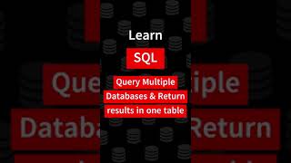 SQL - Query Multiple Databases