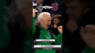 Borussia M'gladbach vs bayern munich 5/0 😍😍