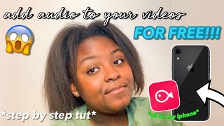 STEP BY STEP: how to add audios to *YOUR VIDEOS* w/ vllo on [ios]
