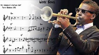 Roy Hargrove Work Song Trumpet Solo Transcription