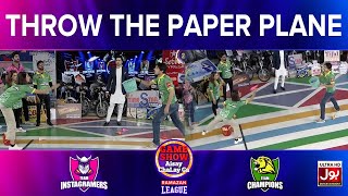 Throw The Paper Plane | Game Show Aisay Chalay Ga Ramazan League | Instagramers Vs Champions