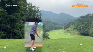 옥스필드 CC | 스크린과 필드 비교! ⛳️(전반홀티샷) l 훅장_골프Log🏌️‍♂️ l '훅'린이 탈출 스토리🐥