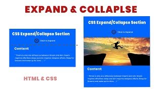 CSS Expand and Collapse Section | Accordion Html CSS Effects | Speed Code