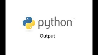 Output (Print Function) [Python Programming]