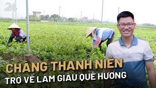 Chàng thanh niên làm giàu quê hương từ tình yêu nông sản sạch | VTV24