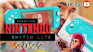 VLOG #08 - UNBOXING Nintendo Switch Lite Console Turquoise Edition 2022