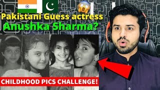 Pakistani React on Indian Guess Bollywood Actress by THEIR CHILDHOOD Pictures | Reaction Vlogger