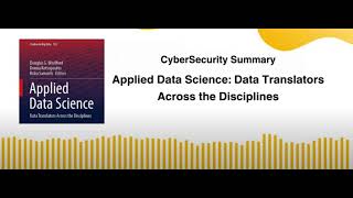 Applied Data Science: Data Translators Across the Disciplines
