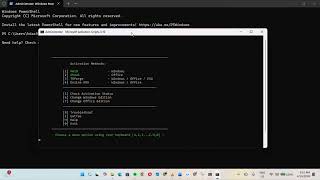 Activation of Windows / Office Using PowerShell