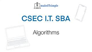 CSEC SBA - Algorithms