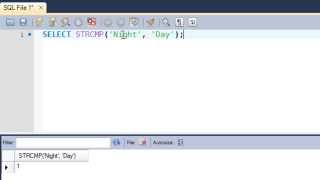 SQL Tutorial - 44: REVERSE() & STRCMP() Functions