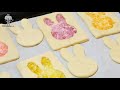 ステンドグラスクッキー【冷凍クッキー生地】 how to make　stained glass cookie【frozen cookie dough】