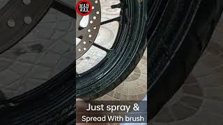 How To Apply MAB WAX Organic Tyre \u0026 Plastic Restoration | Tyre Polish | MAB WAX | Liquid Plastic Re.