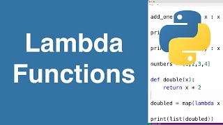 Lambda Functions | Python Tutorial