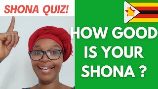 Short Shona Quiz - How good is your Shona?