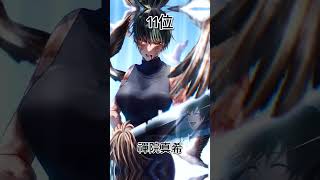 呪術廻戦個人的最強キャラランキング#呪術廻戦#最強キャラランキング