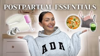 10 POSTPARTUM ESSENTIALS \u0026 PRODUCTS I **ACTUALLY** USED TO RECOVER | POSTPARTUM MUST HAVES 2025