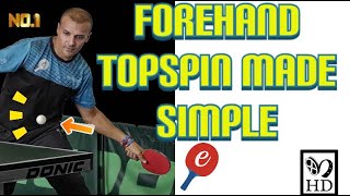 Forehand Topspin Made Simple | eBaTT Tutorial #39