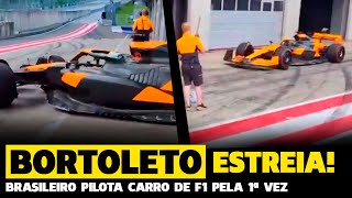 BORTOLETO MAKES DEBUT DRIVING MCLAREN FORMULA 1 CAR FOR THE FIRST TIME IN AUSTRIA | GP EM CASA+