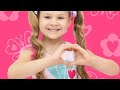 kids Diana show and Nastya on Valentine's Day