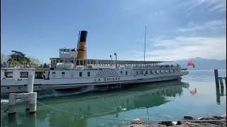 Lausanne, Geneva lake, Lac Leman boat,