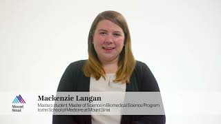 Master of Science in Biomedical Science. Student's Perspective: Mackenzie Langan