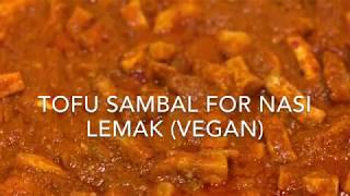 How to make Vegan Tofu Sambal