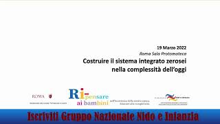 Costruire il sistema integrato zerosei nella complessità dell’oggi