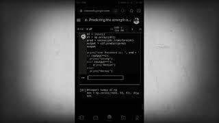 #Password checking using #MachineLearning & #NLP