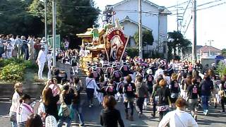 信太・幸地区　だんじり祭り　宮入　聖神社　王子町　2011.10.09