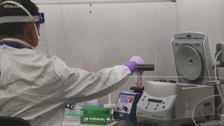 Houston Health Department laboratory conducting local COVID-19 testing