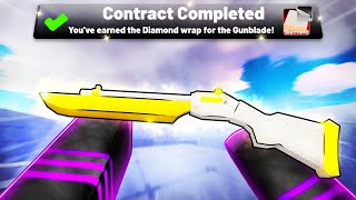 Unlocking The DIAMOND GUNBLADE In Roblox Rivals..